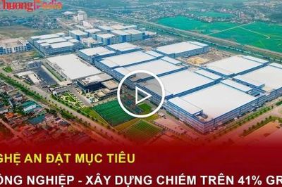 Nghệ An đặt mục tiêu công nghiệp - xây dựng chiếm trên 41% GRDP