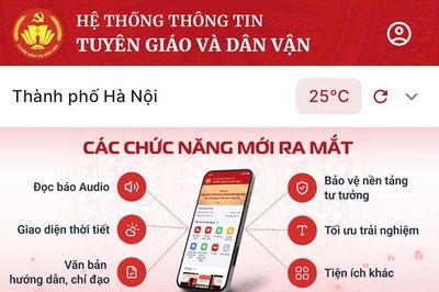 Ứng dụng Tuyên giáo và Dân vận - Kênh thông tin chính thống của Đảng trên không gian số