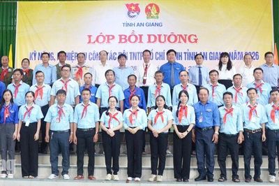 Hơn 130 cán bộ Đội ở An Giang tham gia bồi dưỡng nghiệp vụ