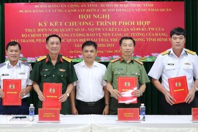 4 lực lượng ký kết phối hợp bảo vệ nền tảng tư tưởng của Đảng
