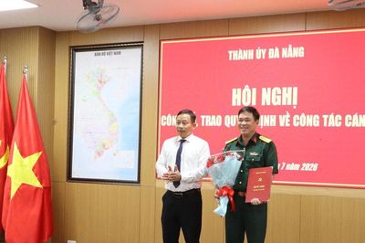 Chính ủy Bộ Chỉ huy Quân sự thành phố Đinh Văn Hưng giữ chức Phó Bí thư Đảng ủy Quân sự thành phố Đà Nẵng