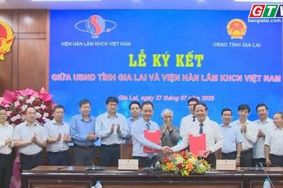 Điểm tin trưa: Gia Lai ký kết hợp tác chiến lược với Viện Hàn lâm Khoa học và Công nghệ Việt Nam
