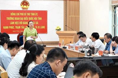 Phó Bí thư Tỉnh ủy Giàng Thị Dung làm việc với các xã Hạnh Phúc, Trạm Tấu, Phình Hồ, Tà Xi Láng