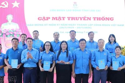 Liên đoàn Lao động tỉnh gặp mặt kỷ niệm 97 năm Ngày thành lập Công đoàn Việt Nam (28/7/1929 - 28/7/2026)