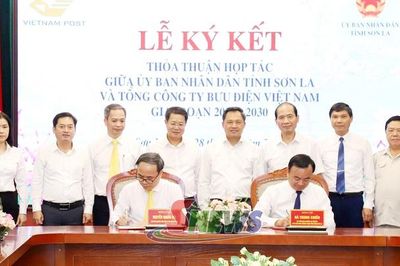 Ký kết thỏa thuận hợp tác giữa UBND tỉnh Sơn La với Tổng Công ty Bưu điện Việt Nam giai đoạn 2026-2030