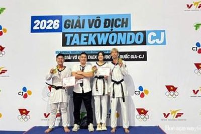 Taekwondo Huế ghi dấu ấn tại giải thanh thiếu niên Quốc gia 2026