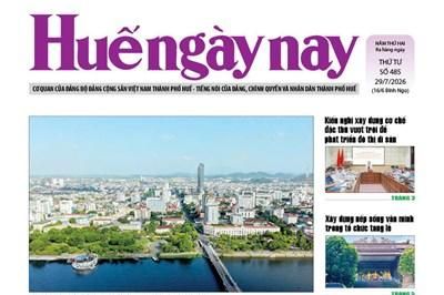 Đón đọc Huế ngày nay số 485, ngày 29/7/2026