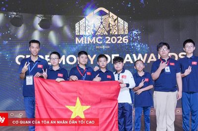 8 học sinh Trường Ngôi Sao Hoàng Mai có thành tích ấn tượng tại MIMC 2026