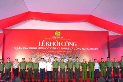 Khởi công Dự án xây dựng mới Học viện Kỹ thuật và Công nghệ an ninh