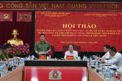 Góp ý các dự án luật do Bộ Công an chủ trì