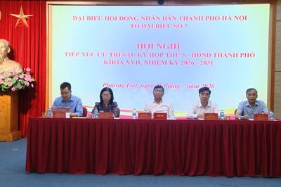 Tổ đại biểu số 7 HĐND thành phố tiếp xúc cử tri sau Kỳ họp thứ 5