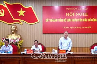 Cà Mau quyết tâm vào top 15 tỉnh, thành có tỷ lệ giải ngân cao