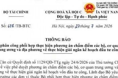Bộ Tài chính thúc đẩy chấm điểm tự động giải ngân đầu tư công bằng dữ liệu số