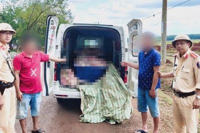Đồng Nai phát hiện xe tải van chở hơn 1,1 tấn thịt heo nghi không bảo đảm chất lượng