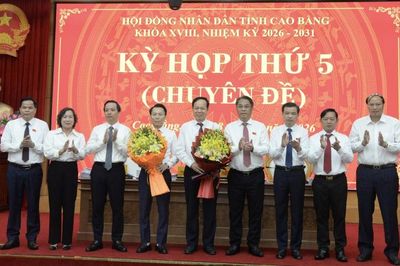 Giám đốc Sở Xây dựng được bầu làm Phó Chủ tịch UBND tỉnh Cao Bằng