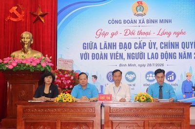 Xã Bình Minh: Đối thoại để lắng nghe, đồng hành cùng người lao động