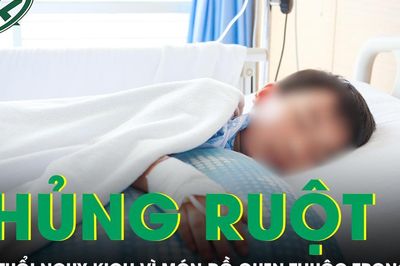 Bé trai 5 tuổi thủng ruột vì món đồ quen thuộc trong nhiều gia đình