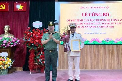 Công bố quyết định bổ nhiệm Phó Thủ trưởng Cơ quan An ninh điều tra CATP Hà Nội