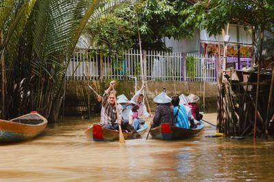 Cồn Thới Sơn tăng giá xuồng chèo