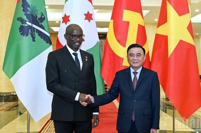 [Ảnh] Thường trực Ban Bí thư Trần Cẩm Tú tiếp Tổng Thư ký Đảng Hội đồng quốc gia bảo vệ dân chủ-Lực lượng bảo vệ dân chủ Burundi Révérien Ndikuriyo