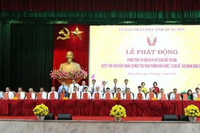 Hưng Yên phát động phong trào thi đua thực hiện thắng lợi mục tiêu tăng trưởng 2 con số