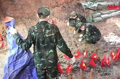 [Video] Quy tập được 150 hài cốt liệt sĩ tại công viên Lê Thị Riêng