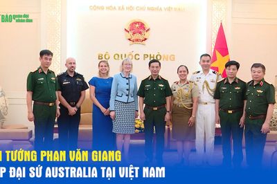 Đại tướng Phan Văn Giang tiếp Đại sứ Australia tại Việt Nam