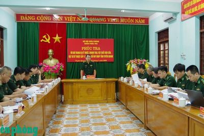 Phúc tra vũ khí, trang bị kỹ thuật, vật chất hậu cần, vật tư kỹ thuật cấp 5 tại Ban Chỉ huy Bộ đội Biên phòng tỉnh Tuyên Quang