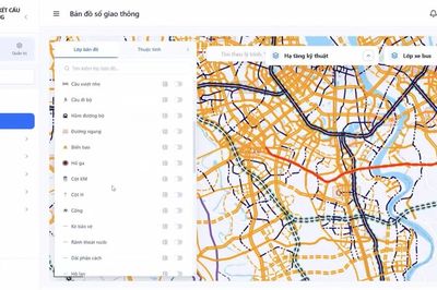 Hà Nội số hóa toàn bộ mạng lưới giao thông Thủ đô