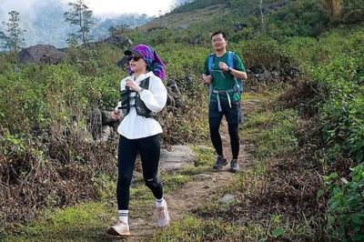 500 VĐV 'Bước chân trên mây', chinh phục con đường đá cổ Pavi