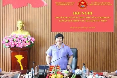 Nâng cao chất lượng công tác tiếp công dân và kiểm sát việc giải quyết khiếu nại, tố cáo về tư pháp