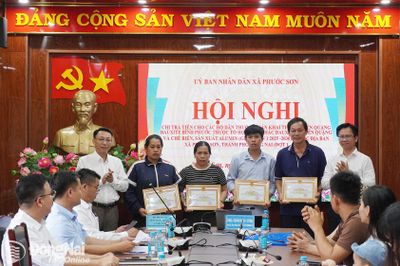 43 hộ dân tại xã Phước Sơn được chi trả tiền bồi thường dự án khai thác, tuyển quặng bauxite