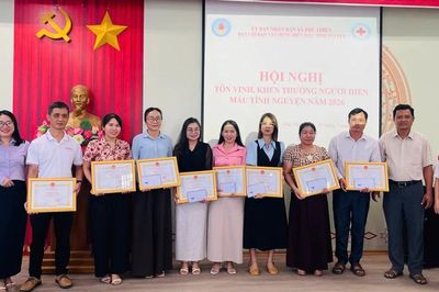 Phú Thiện tôn vinh 9 cá nhân hiến máu tình nguyện tiêu biểu năm 2026