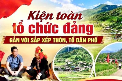 Kiện toàn tổ chức đảng gắn với sắp xếp thôn, tổ dân phố