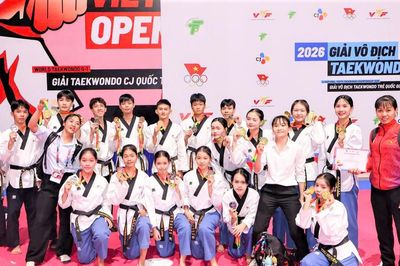 Lâm Đồng giành 27 huy chương tại giải Vô địch Taekwondo trẻ quốc gia 2026