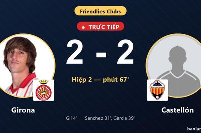 TRỰC TIẾPTrực tiếp Girona vs Castellón: Girona gỡ hòa 2-2
