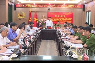 Góp ý các dự án luật, nghị quyết do Bộ Công an chủ trì soạn thảo