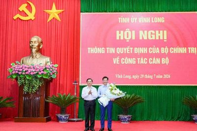 Chủ tịch HĐND Tây Ninh làm Phó bí thư Thường trực Tỉnh ủy Vĩnh Long