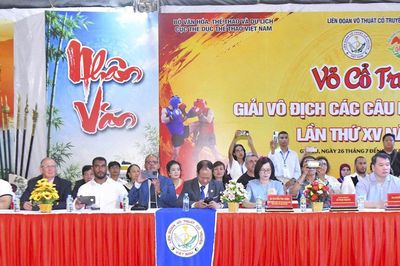 Khai mạc Giải Vô địch các Câu lạc bộ Võ cổ truyền quốc gia lần thứ XV