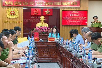 Thanh Hóa: Công an tỉnh lấy ý kiến đối với các dự án luật do Bộ Công an chủ trì soạn thảo