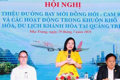 Đường bay mới Đồng Hới - Cam Ranh mở rộng kết nối du lịch