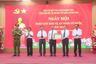 Xã Ứng Hòa: Mô hình 'thôn ba nhất' xây dựng địa bàn an toàn