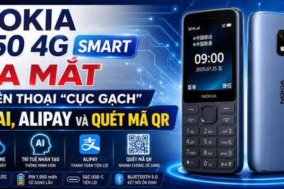 Nokia 250 4G Smart ra mắt: Điện thoại 'cục gạch' có AI, Alipay và quét mã QR