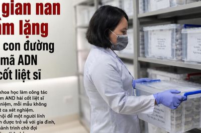 Sự gian nan thầm lặng trên con đường giải mã ADN hài cốt liệt sĩ
