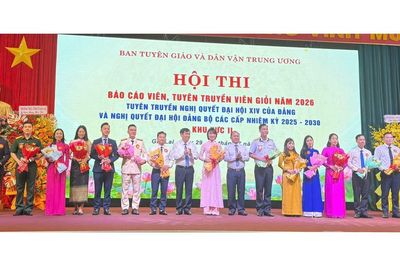 Khai mạc Hội thi báo cáo viên, tuyên truyền viên giỏi năm 2026, khu vực II