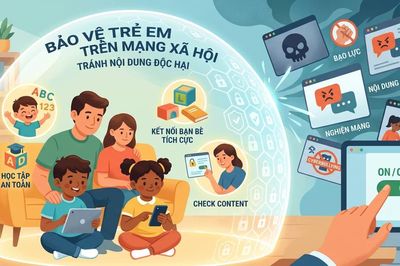 'Kiềng ba chân' để bảo vệ trẻ em trên không gian số