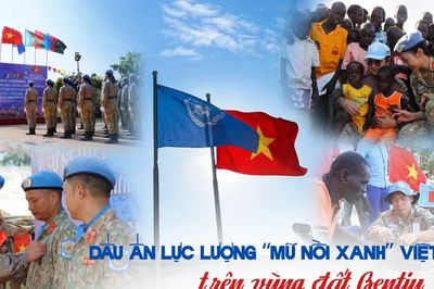 Dấu ấn lực lượng 'mũ nồi xanh' Việt Nam trên vùng đất Bentiu