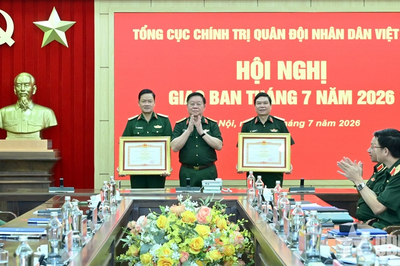 Đại tướng Nguyễn Trọng Nghĩa chủ trì Hội nghị giao ban Tổng cục Chính trị tháng 7-2026