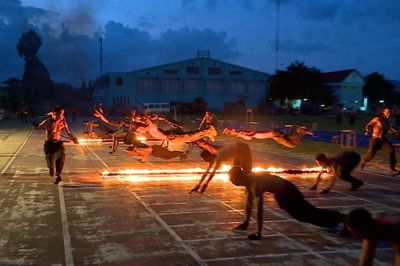 Hoàn thiện những khâu cuối cho đêm khai mạc Hội thao Công an Nhân dân năm 2026