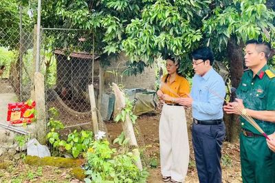 Xác minh ngôi mộ nghi của liệt sĩ trong vườn nhà người dân